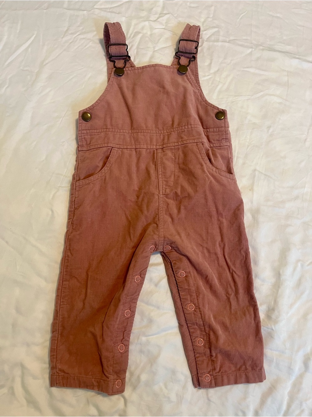 Angel Dear Dusty Rose Overalls